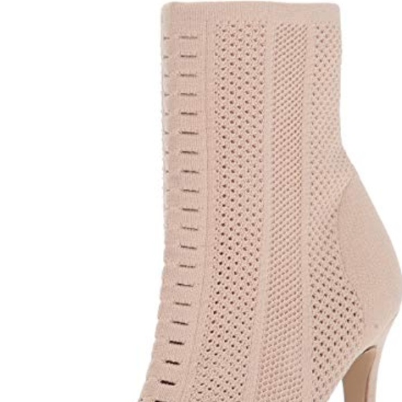 Aldo Keshaa Cable Knit Sock Bootie Heel in Bone - Picture 2 of 8